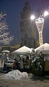 2015, Kraków Town Hall Tower in Winter