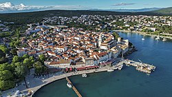 The old town in Krk