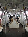 The interior of a Kuala Lumpur Monorail train.