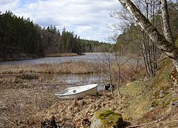 Kvarnsjön, vy från öster, 2017.