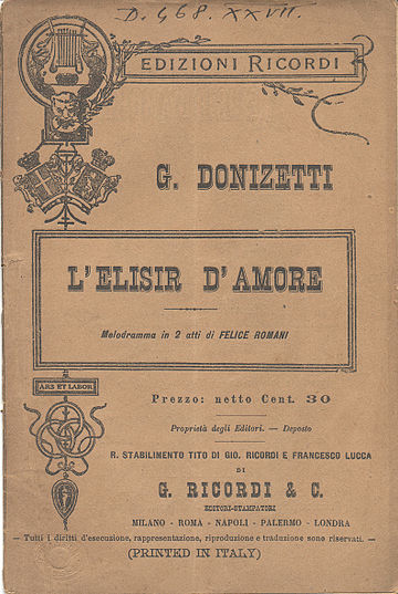 L'elisir d'amore