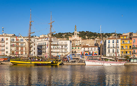 La Grace (ship, 2010) Sète, Hérault, France.