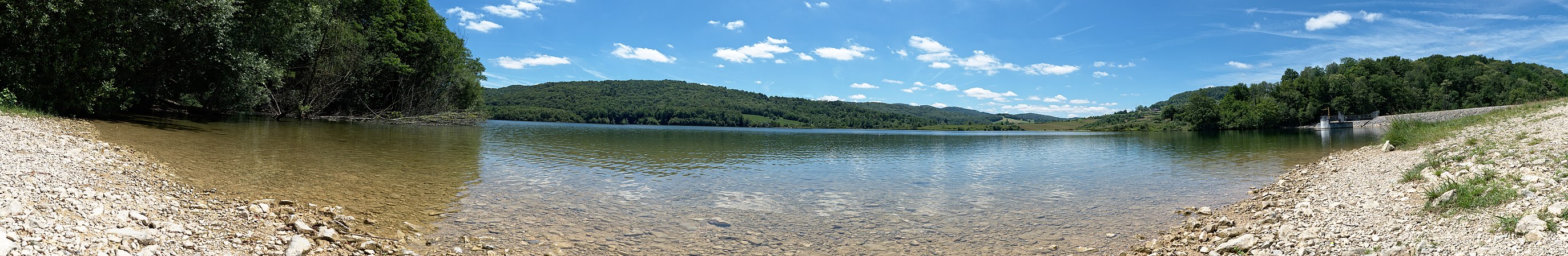 Français : Panorama du lac de Filleit