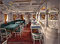 Photochrom depiction of the Ladies Salon on SS Grosser Kurfürst, c. 1900