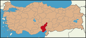 Localización de Adana (provincia)