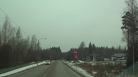 Teboil filling station along the Highway 44