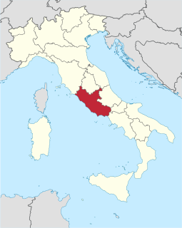 Lazio Region of Italy