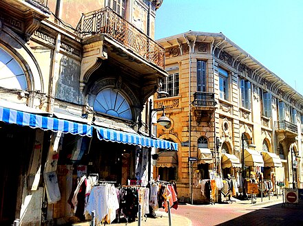 Limassol old town with British colonial architecture.