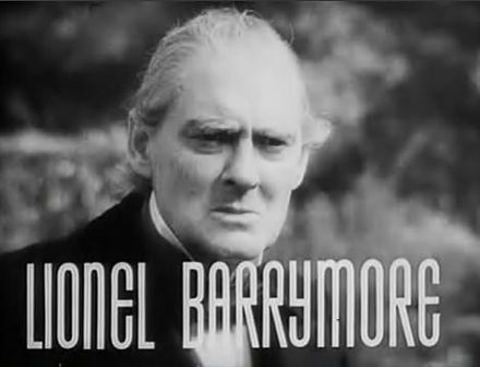 Lionel Barrymore nel film Margherita Gauthier (1936) Oscar al miglior attore 1931