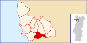 Localização no concelho de Matosinhos