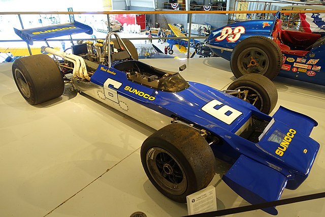 A 1971 Lola T192 Formula 5000 car.