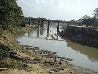 <span class="mw-page-title-main">Longai River</span> Trans-boundary river in India and Bangladesh