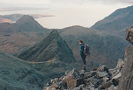 Looking down the southeastern ridge, October 1997