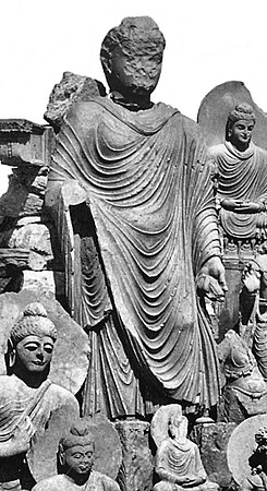 تندیس بودا، ساخته شده در سال دوم شاهنشاهی کانیشکا