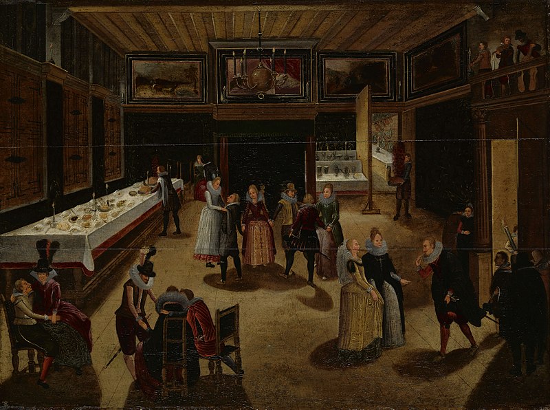 File:Louis de Caullery - Feestvierend gezelschap bij avond - SK-A-4292 - Rijksmuseum.jpg