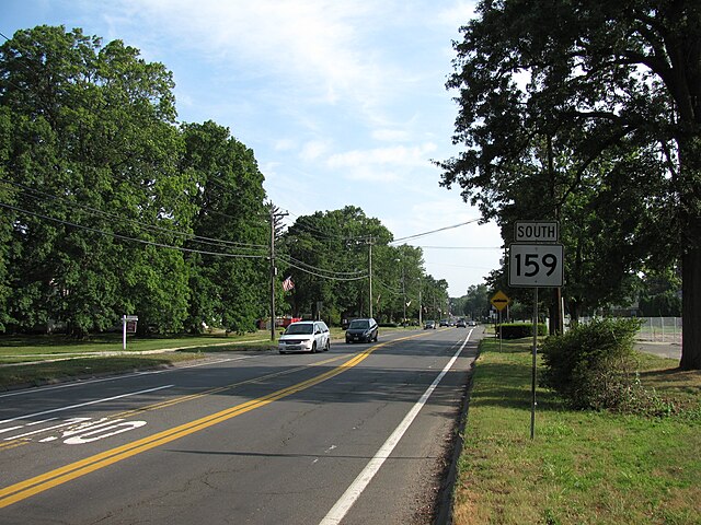 Southbound in Agawam, Massachusetts