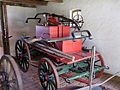 English: Ethnographic Park in Olsztynek - 21. A fire station from Giedajty village near Olsztyn, 1902, original Polski: MBL Olsztynek - 21. Remiza strażacka z Giedajt, gm. Jonkowo, pow. Olsztyński, 1902 r., oryginał.