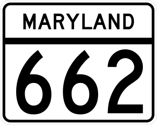 <span class="mw-page-title-main">Maryland Route 662</span> State highway in Maryland, United States