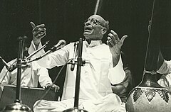 Mallikarjun Mansur at a concert