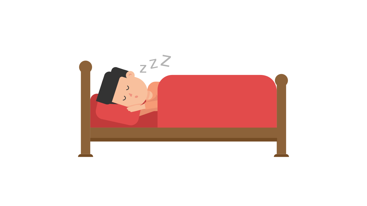 File:Man Sleeping in Bed Cartoon  - Wikimedia Commons
