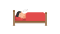 Man Sleeping in Bed Cartoon Vector.svg