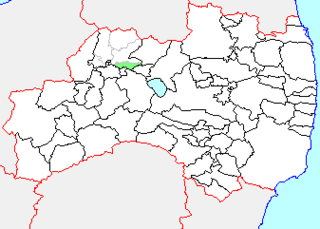 塩川町の県内位置図