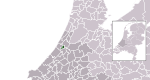 Carte de localisation d'Oegstgeest