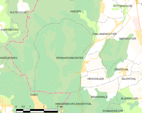 Poziția localității Reinhardsmunster