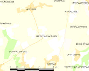 Poziția localității Bertreville-Saint-Ouen