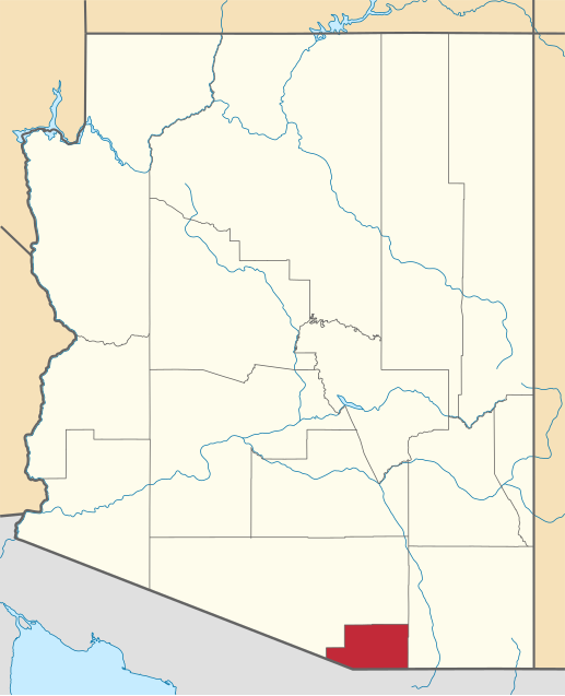 صورة:Map of Arizona highlighting Santa Cruz County.svg