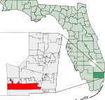 Map of Florida highlighting Pembroke Pines.svg