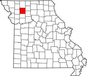 Map of Missouri highlighting Daviess County.svg