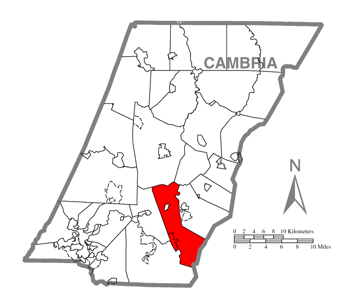 File:Map of Summerhill Township, Cambria County, Pennsylvania Highlighted.png
