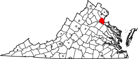 Map of Virginia highlighting Stafford County.svg