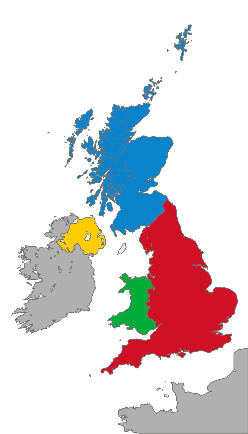 Maps with all the teams from the 1st and 2nd divisions of England