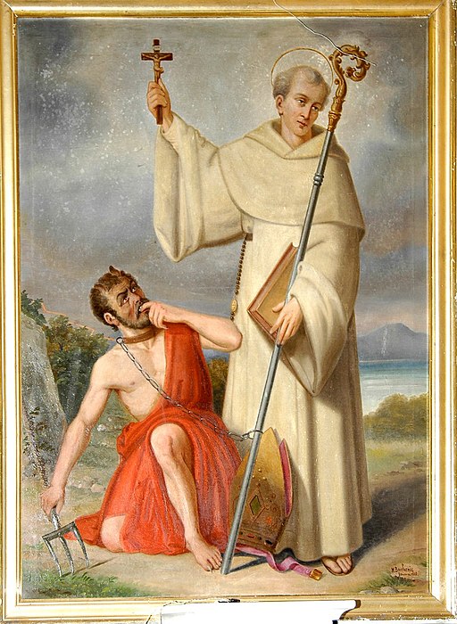  Marcello Baschenis, San Bernardo e Satana, 1885 