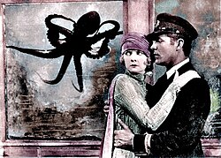 Screen shot with Alice Terry and Antonio Moreno Mare Nostrum (1926 film) M-G-M studios. Screen shot. Director Rex Ingram. L to R, Alice Terry, Antonio Moreno.jpg