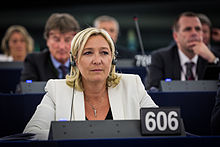 Marine Le Pen Parlement européen Strasbourg 1er juillet 2014.jpg