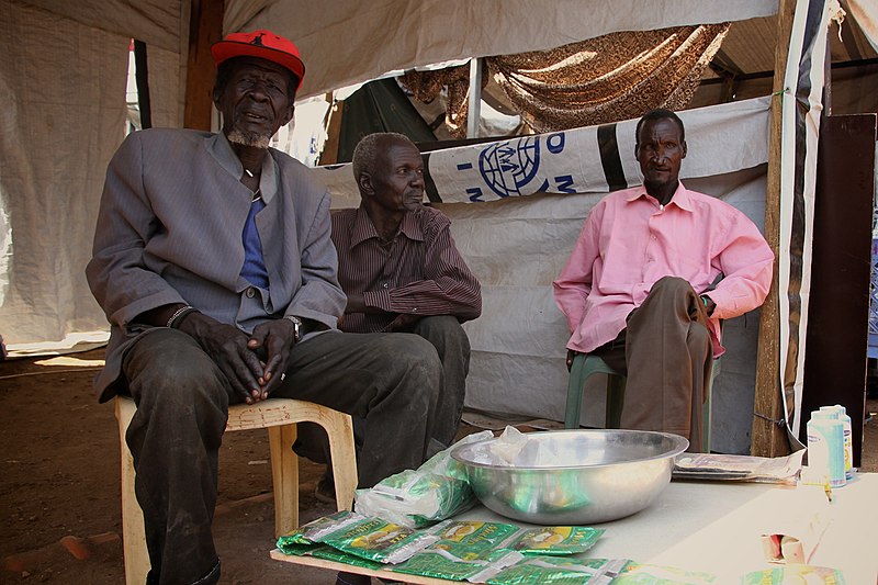 File:Market sellers inside UN House IDP camp, Juba, South Sudan (12317390973).jpg