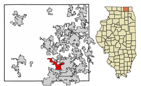 McHenry County Illinois Incorporated and Unincorporated areas Lakewood Highlighted.svg