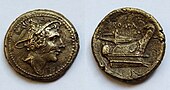 Roman semuncia
, c. 215-211 BC Mercury Semuncia 200BC.jpg