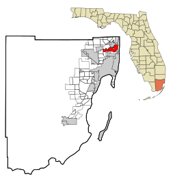 Miami-Dade County Florida Incorporated and Unincorporated areas North Miami Highlighted.svg