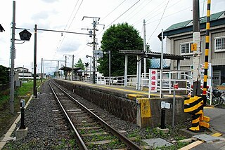 Miyaki Station railway station in Tatsuno, Kamiina district, Nagano prefecture, Japan