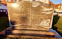 Stèle à Maurcie Blanchard.