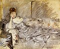 "Morisot_-_young-woman-in-grey-reclining.jpg" by User:Maltaper