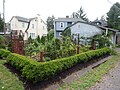 Garden located on the site of two former carriage houses located within the Mortimer Place Historic District.