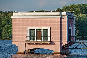 Здание Акуловского водоспуска на Учинском водохранилище, Пушкинский район