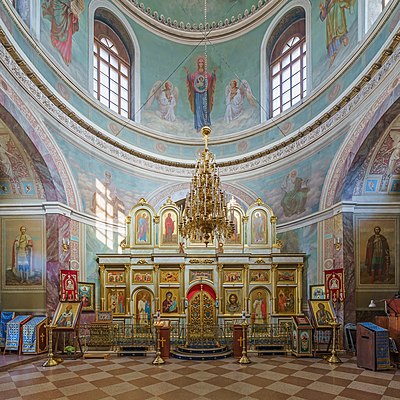 Interior of Church of Our Lady of Iviron, Moscow