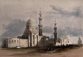 229. Mosque of Ayed Bey in the desert of Suez.