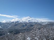 View of Mount Chōkai